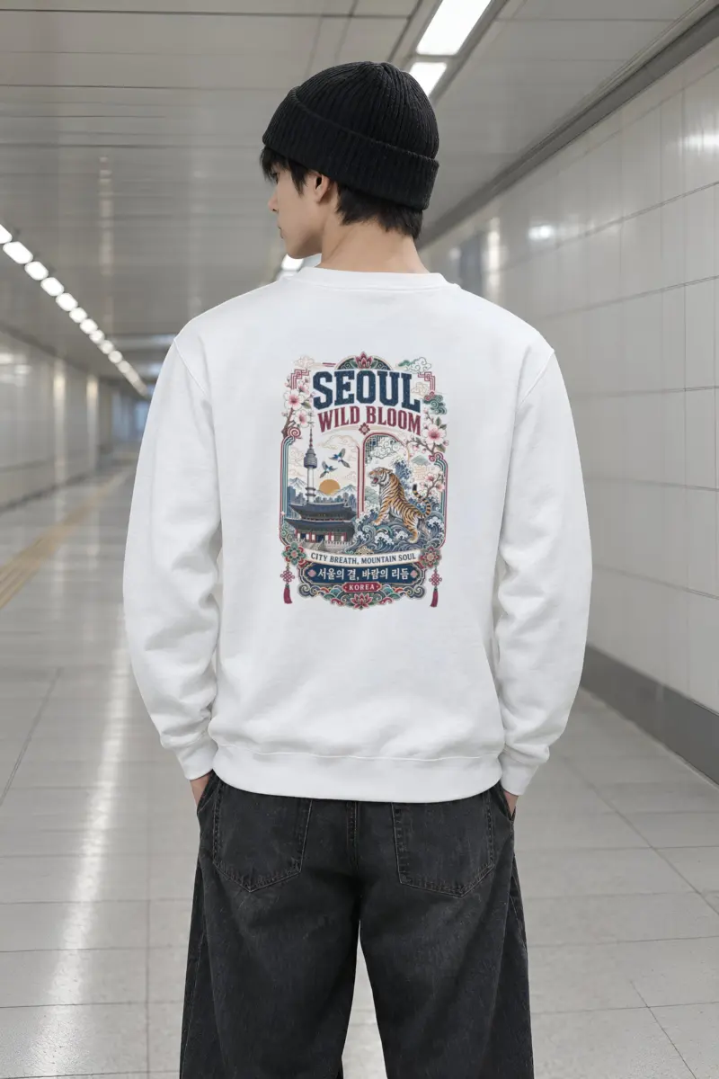 "Tiger City Breath" Heavy Blend Unisex Crewneck Sweatshirt