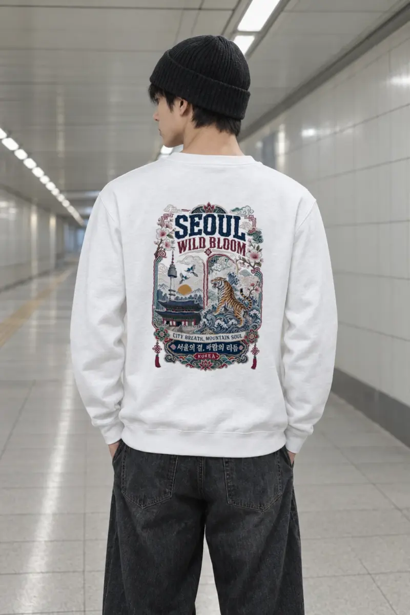"Tiger City Breath" Heavy Blend Unisex Crewneck Sweatshirt