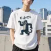 "Tiger Comes Down" Heavyweight Unisex Crewneck T-shirt | Gildan 5000