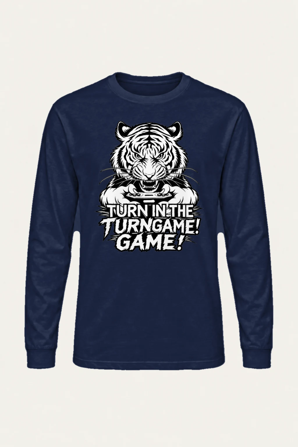 "Tiger Controller Grip" Unisex Longsleeve T-shirt | Gildan 2400