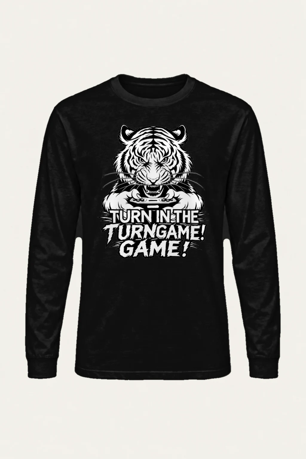 "Tiger Controller Grip" Unisex Longsleeve T-shirt | Gildan 2400