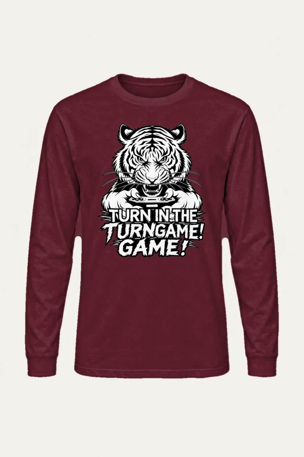 "Tiger Controller Grip" Unisex Longsleeve T-shirt | Gildan 2400