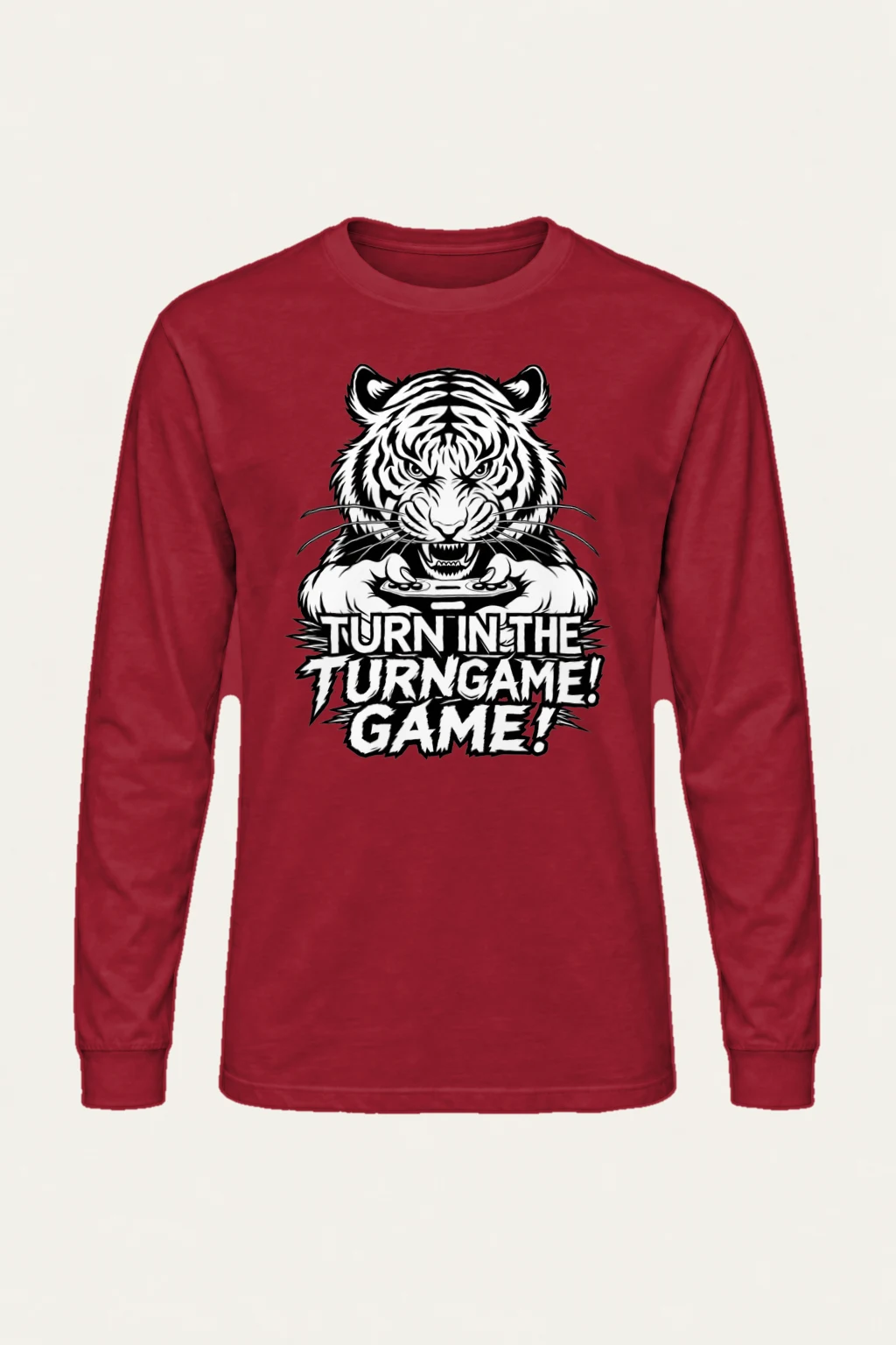 "Tiger Controller Grip" Unisex Longsleeve T-shirt | Gildan 2400