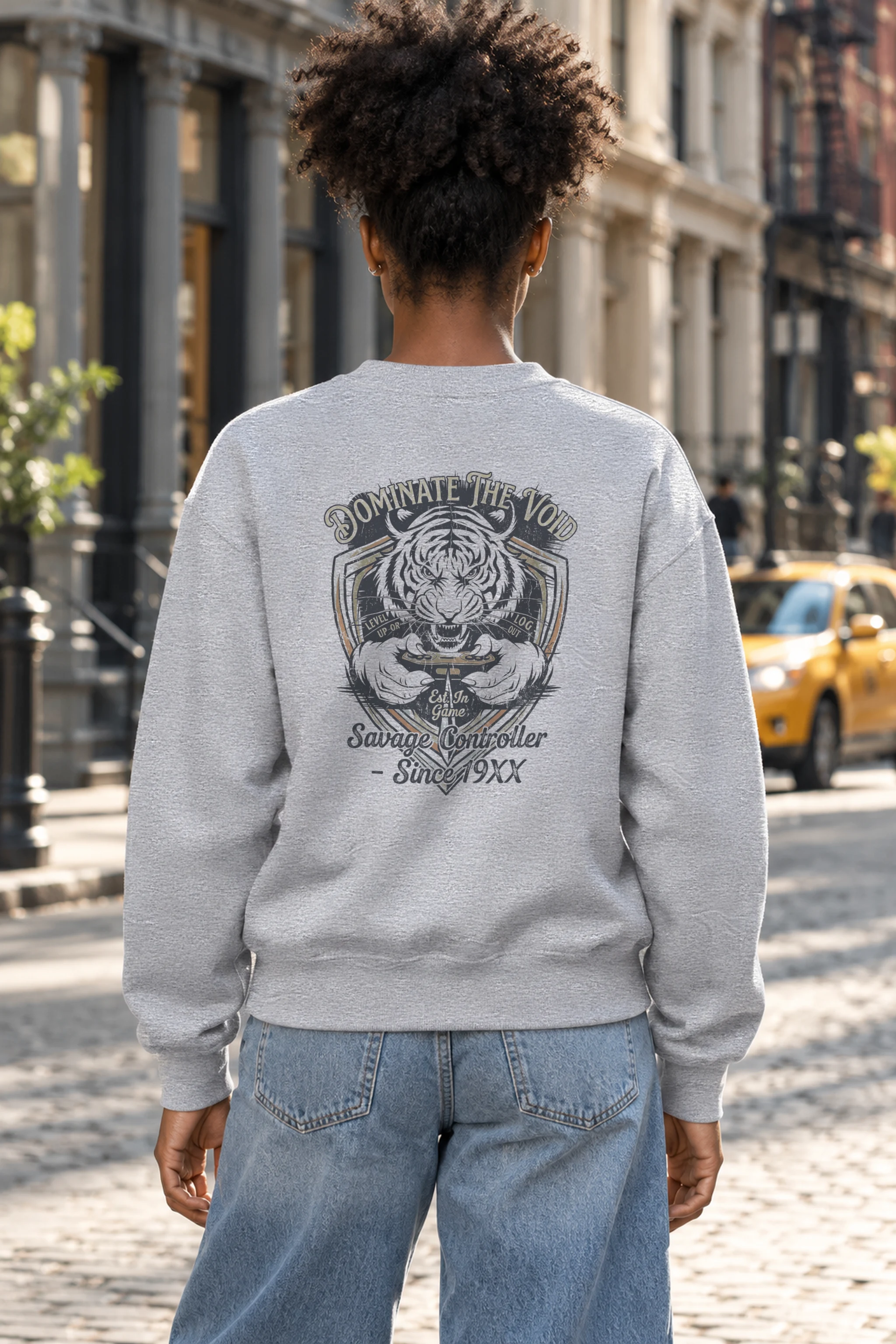 "Tiger Controller Shield" 1 Crewneck Sweatshirt