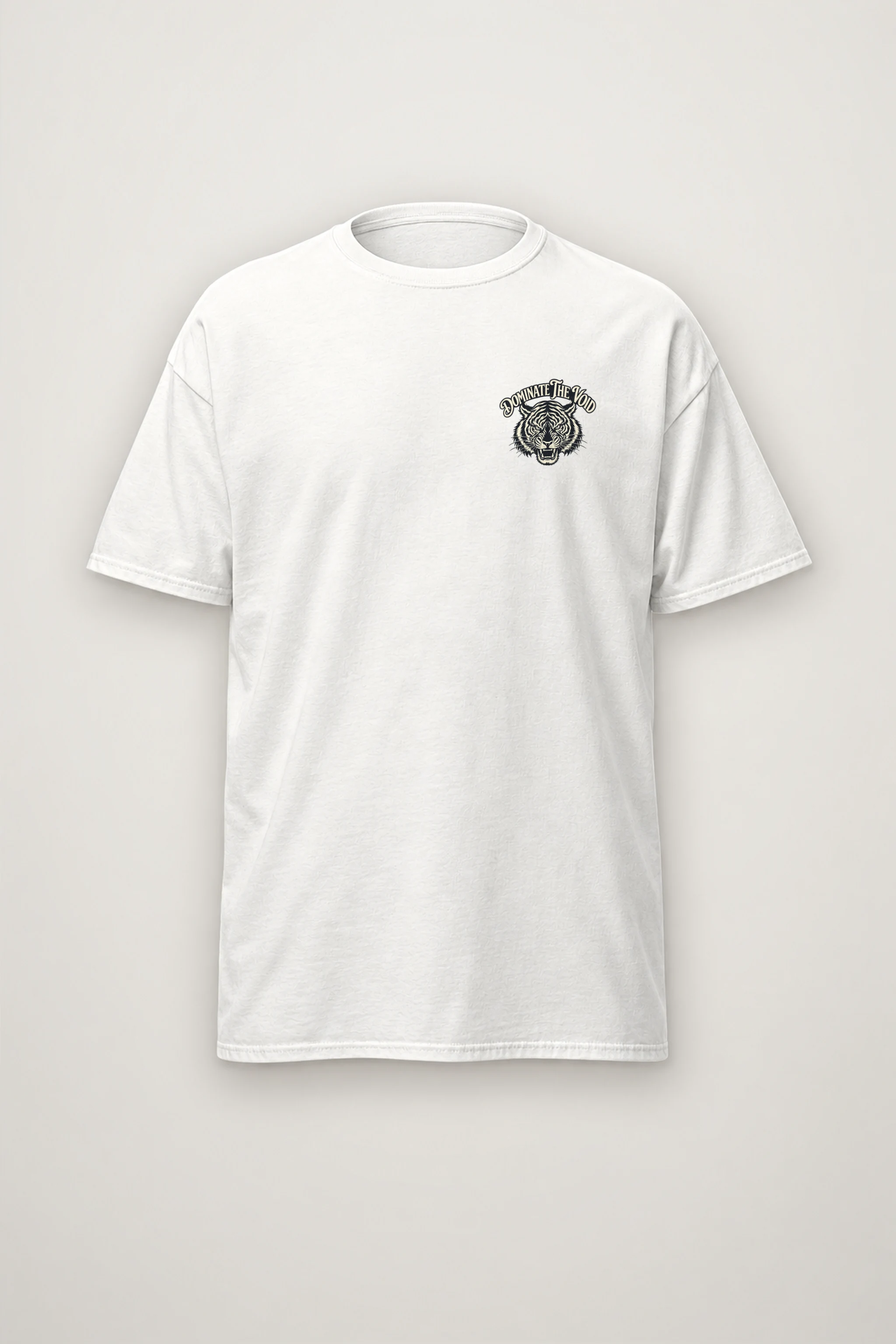 "Tiger Controller Shield" Heavyweight Unisex Crewneck T-shirt