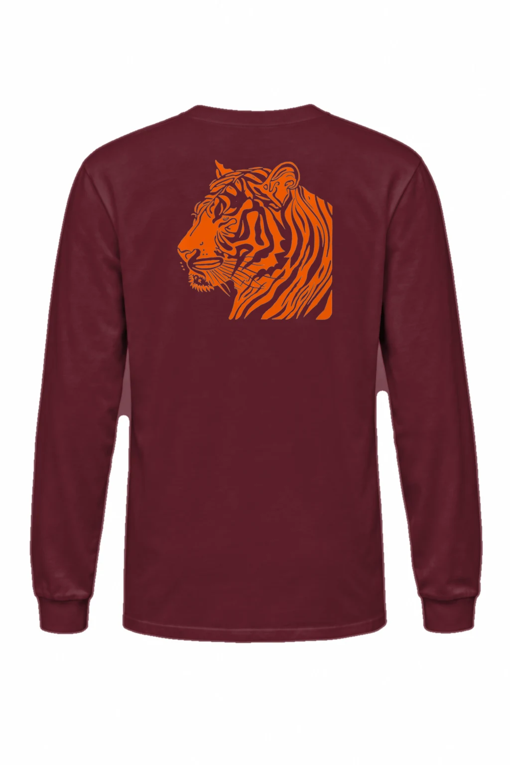 "Tiger Line Profile" Unisex Longsleeve T-shirt | Gildan 2400