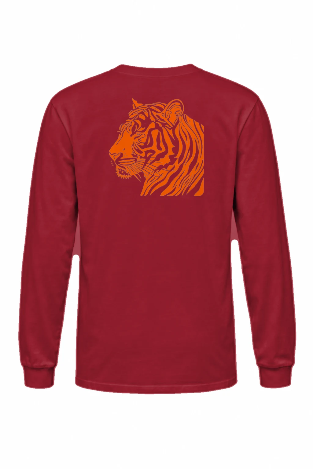 "Tiger Line Profile" Unisex Longsleeve T-shirt | Gildan 2400