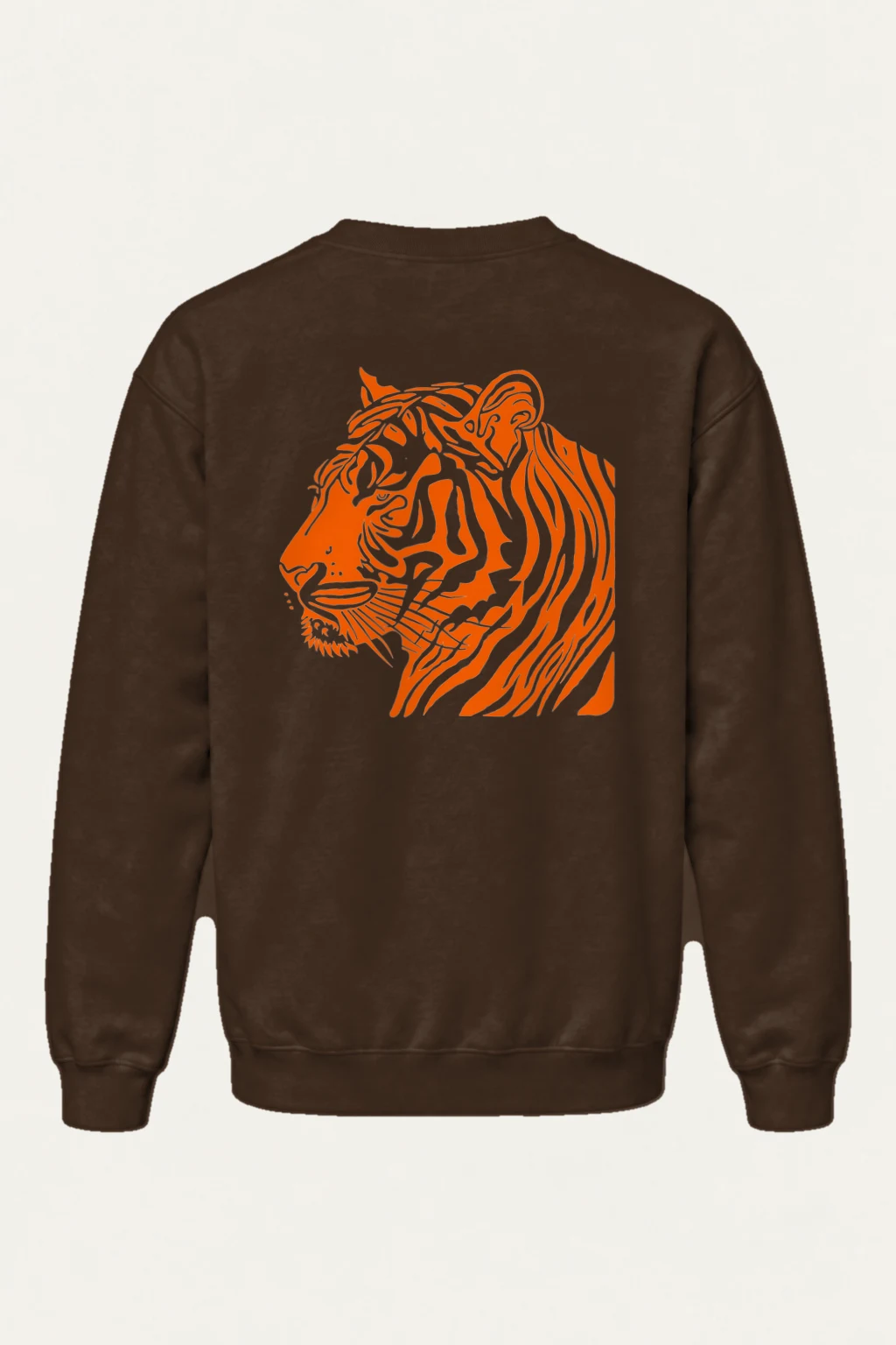 "Tiger Profile" Heavy Blend Unisex Crewneck Sweatshirt | Gildan 18000