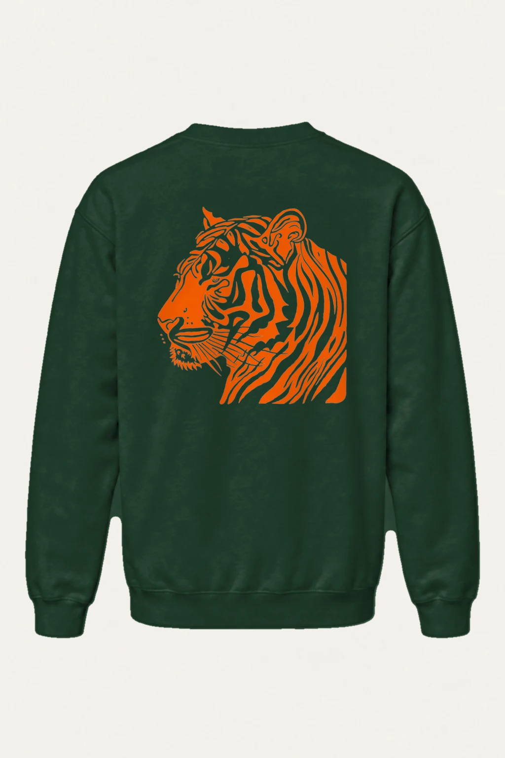 "Tiger Profile" Heavy Blend Unisex Crewneck Sweatshirt | Gildan 18000