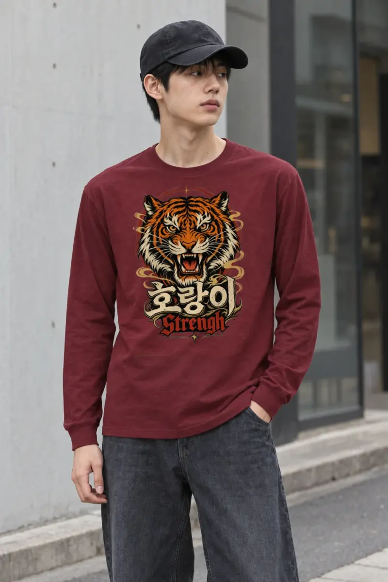 "Tiger Strength" Unisex Longsleeve T-shirt