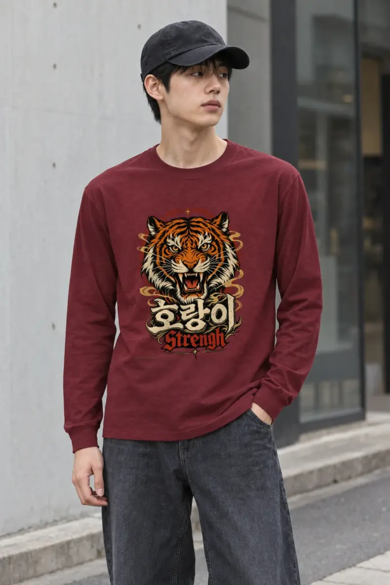 "Tiger Strength" Unisex Longsleeve T-shirt