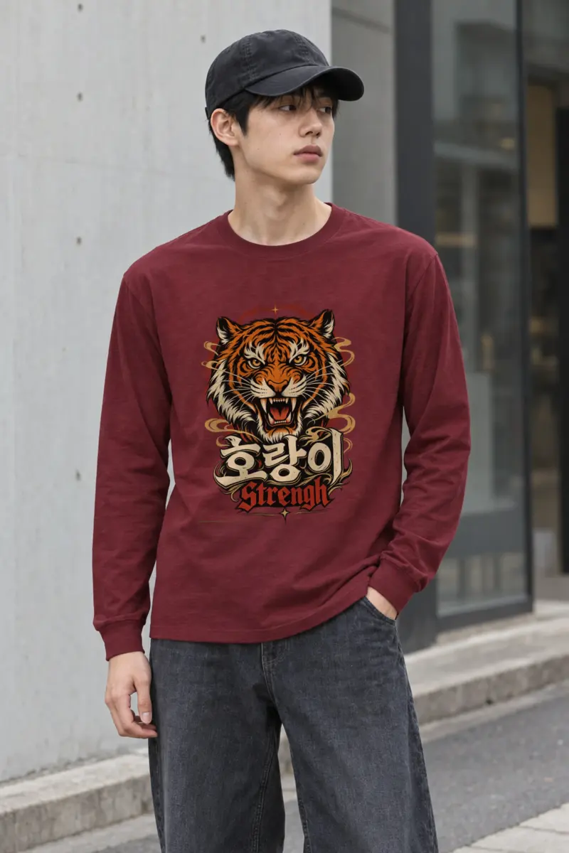 "Tiger Strength" Unisex Longsleeve T-shirt