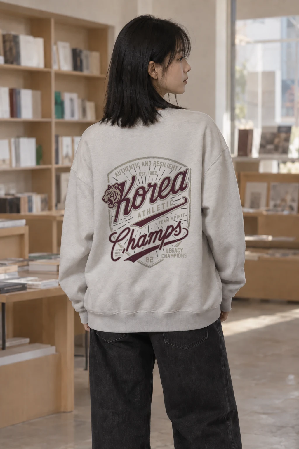 "Tigers Champs Legacy" Heavy Blend Unisex Crewneck Sweatshirt | Gildan 18000