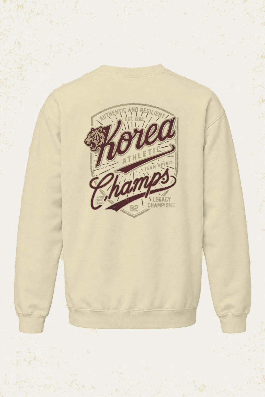 "Tigers Champs Legacy" Unisex Sponge Fleece Crewneck Sweatshirt | Bella + Canvas 3901