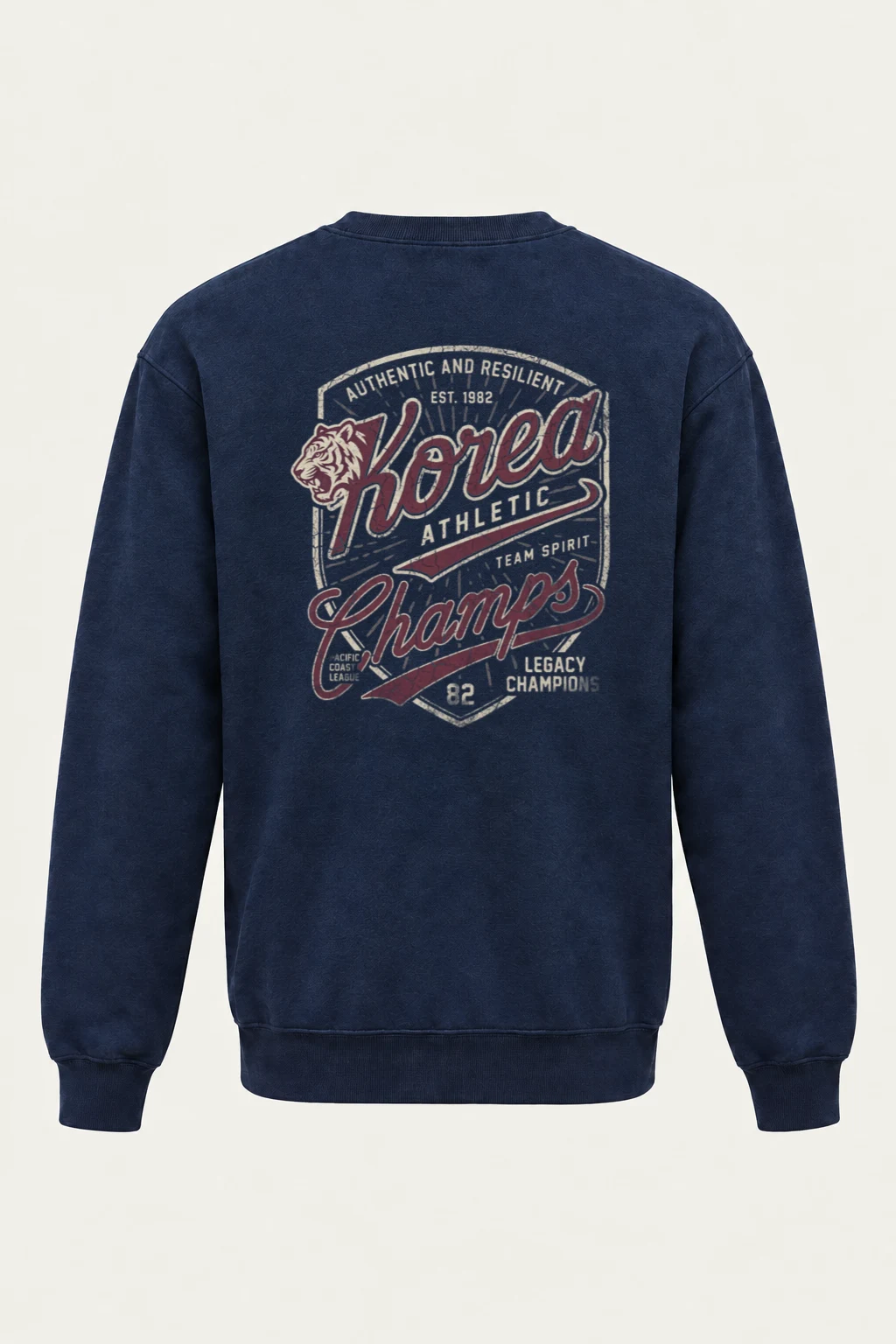 "Tigers Champs Legacy" Unisex Sponge Fleece Crewneck Sweatshirt | Bella + Canvas 3901