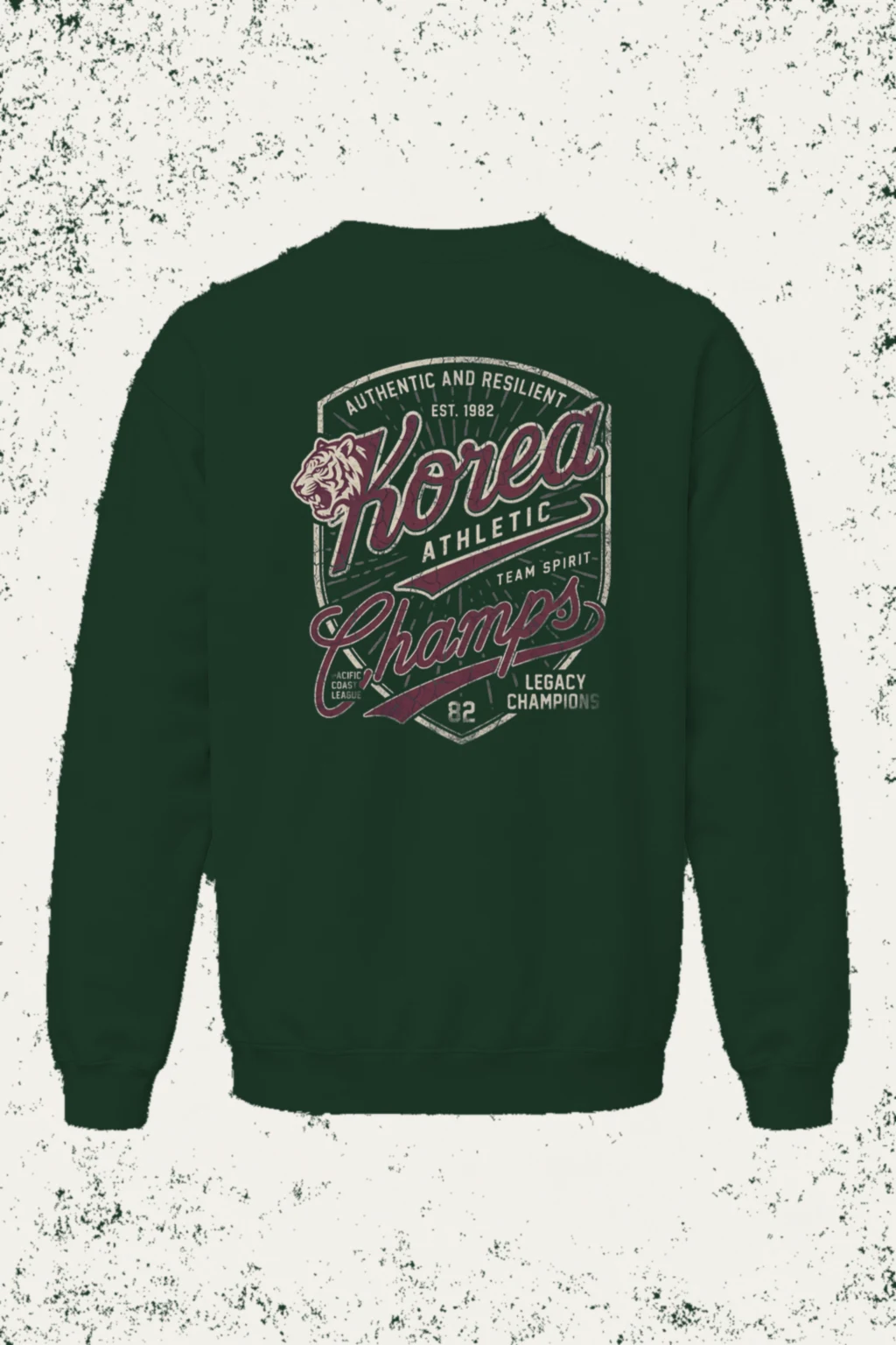 "Tigers Champs Legacy" Unisex Sponge Fleece Crewneck Sweatshirt | Bella + Canvas 3901