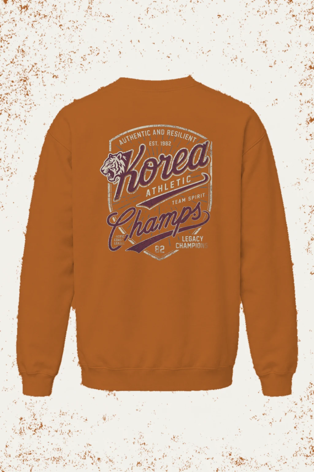 "Tigers Champs Legacy" Unisex Sponge Fleece Crewneck Sweatshirt | Bella + Canvas 3901