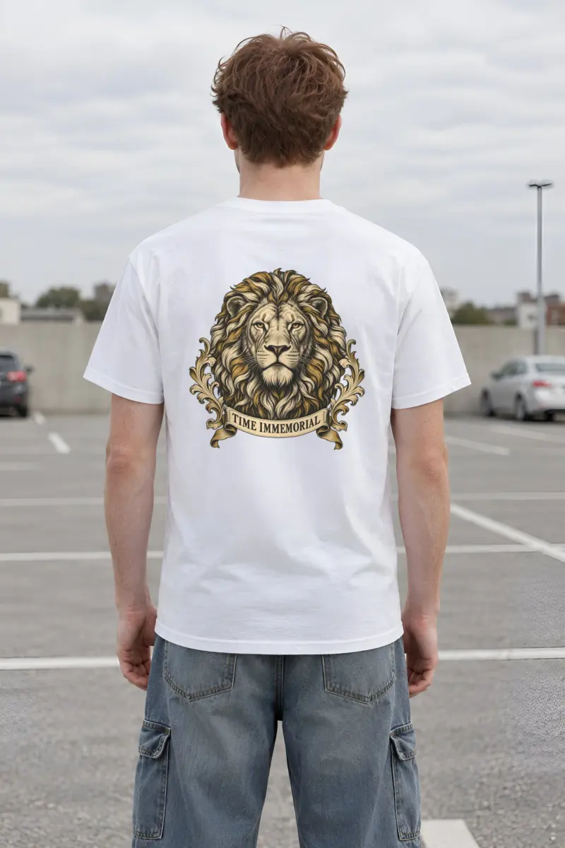 "Time Immemorial" Heavyweight Unisex Crewneck T-shirt