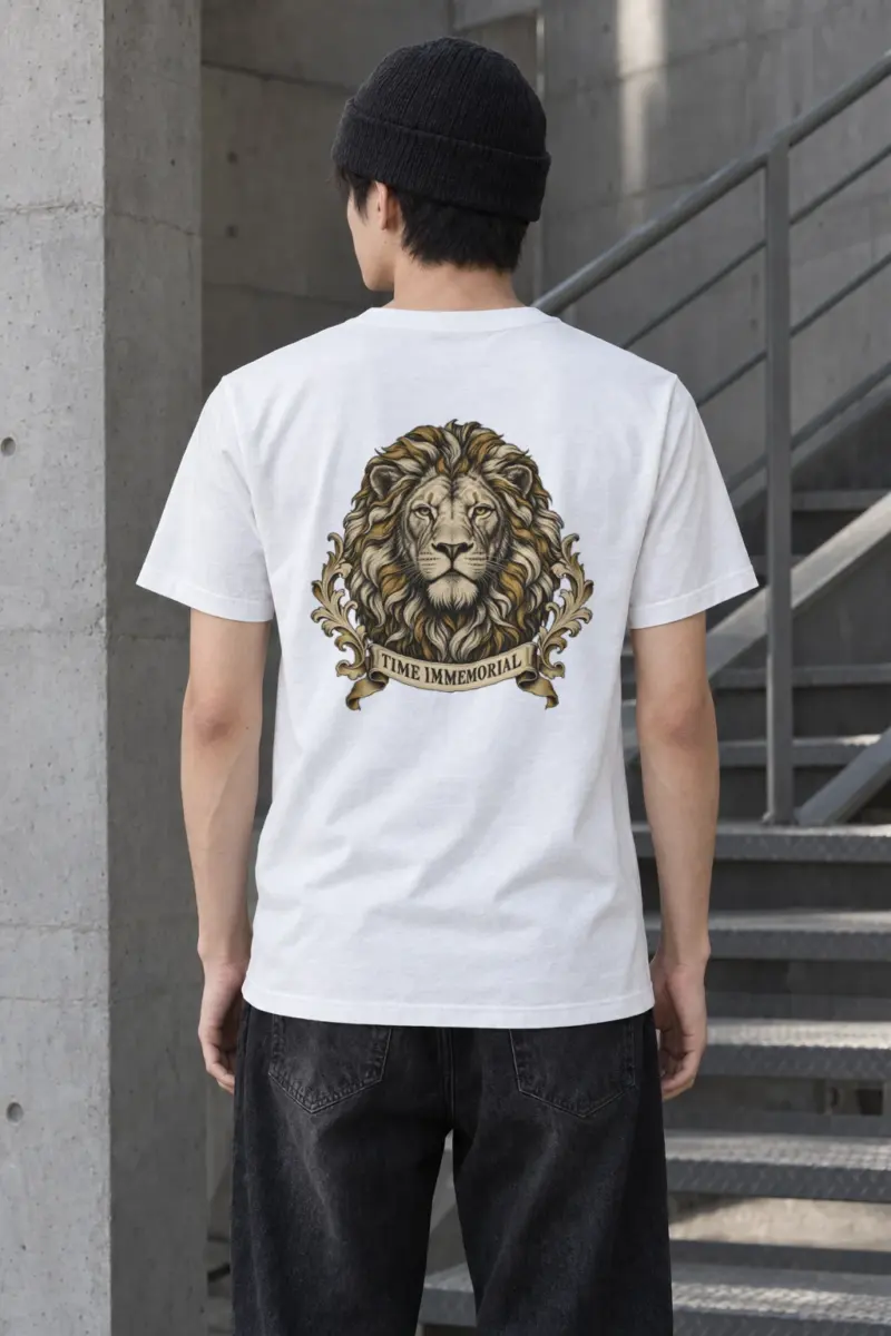 "Time Immemorial" Heavyweight Unisex Crewneck T-shirt