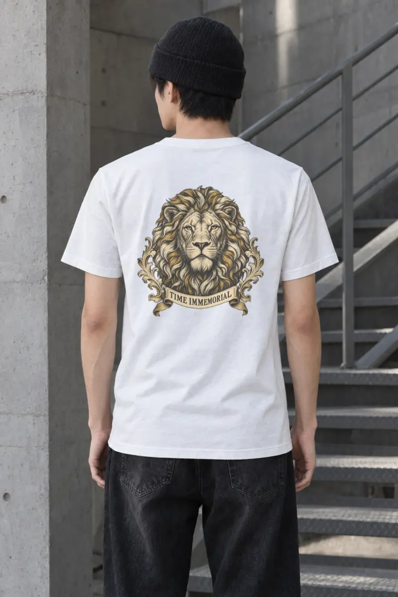 "Time Immemorial" Heavyweight Unisex Crewneck T-shirt