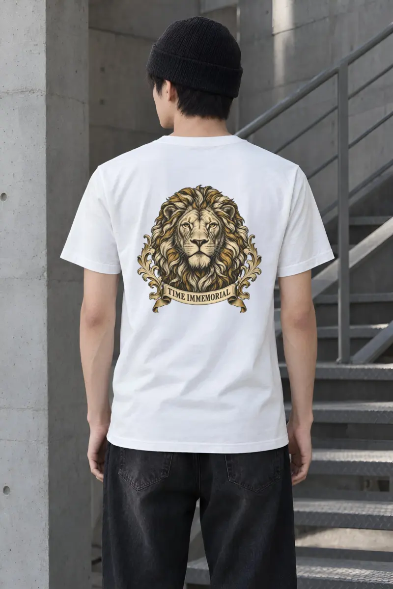 "Time Immemorial" Heavyweight Unisex Crewneck T-shirt