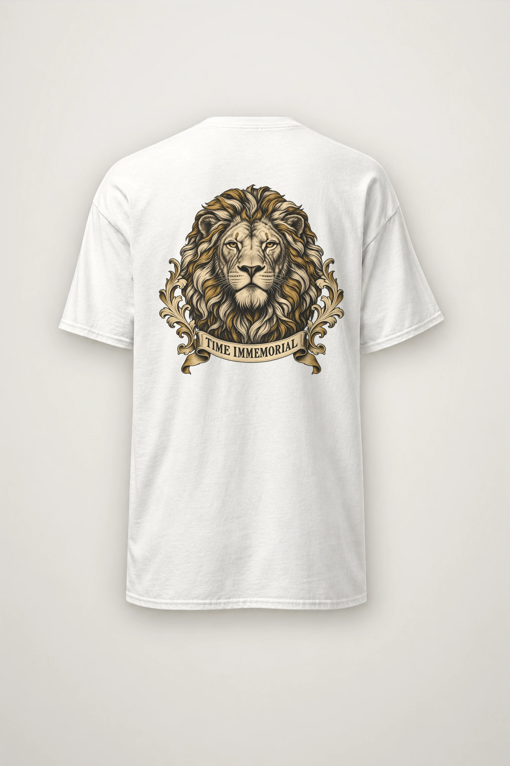"Time Immemorial" Heavyweight Unisex Crewneck T-shirt