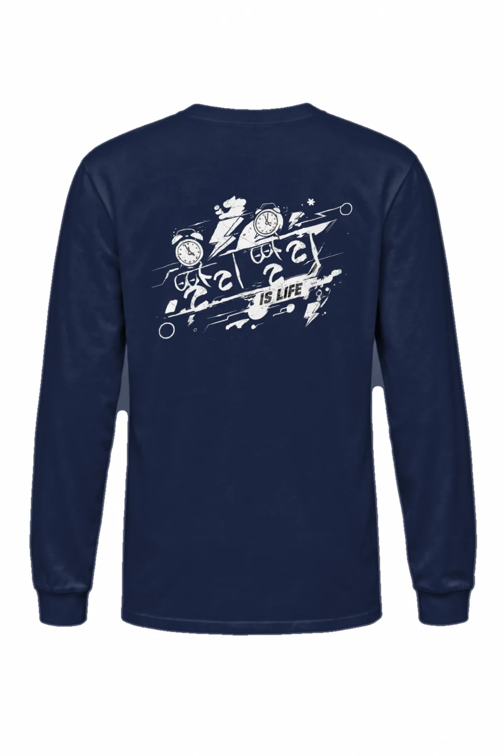 "Time Is Life" Unisex Longsleeve T-shirt | Gildan 2400