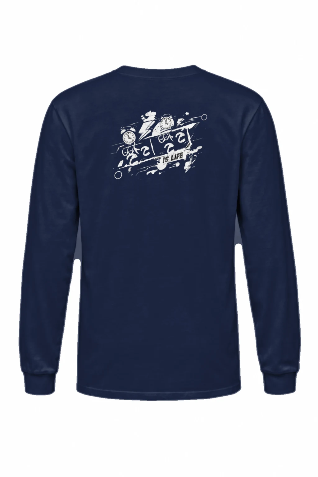 "Time Is Life" Unisex Longsleeve T-shirt | Gildan 2400