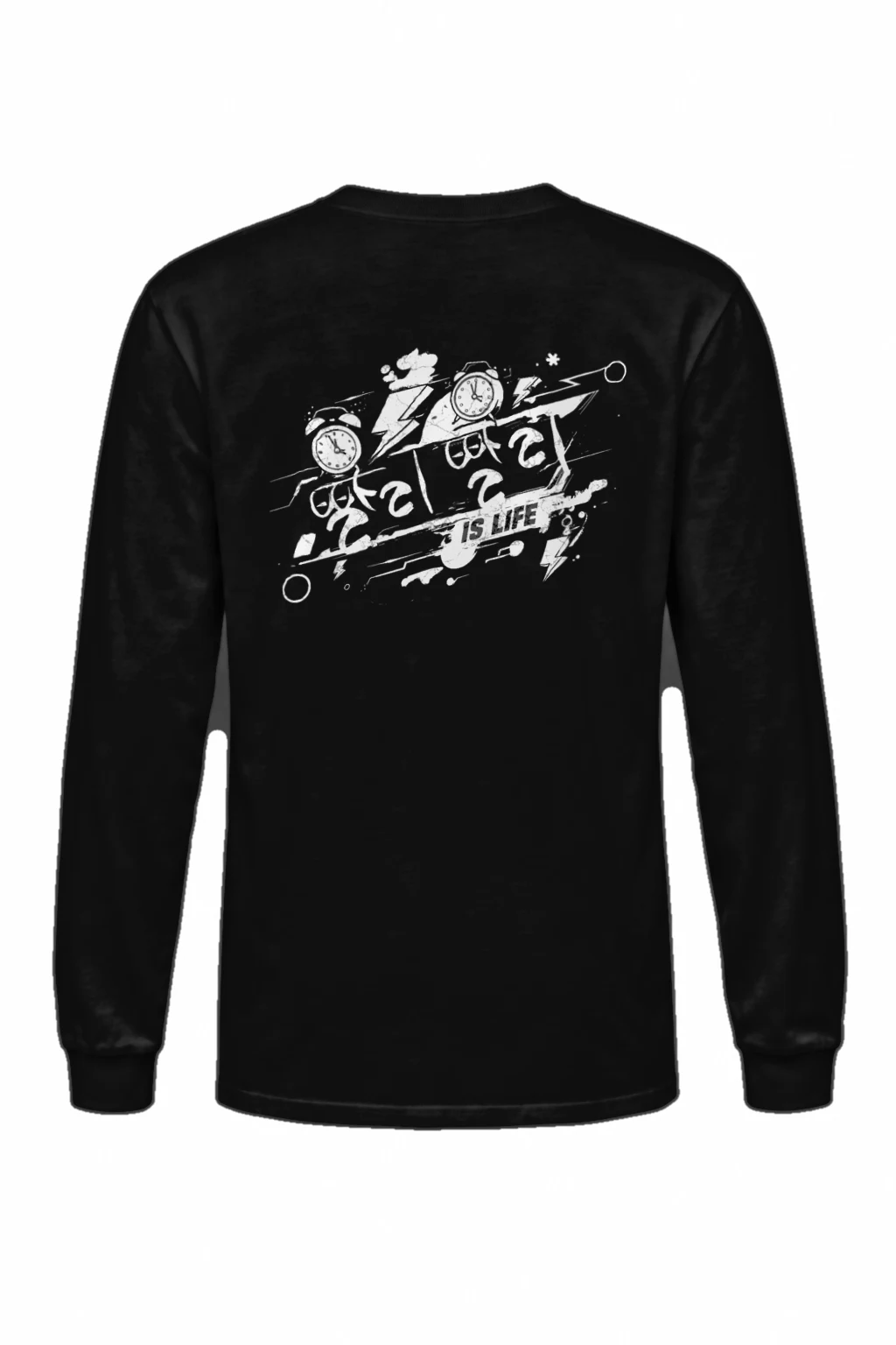 "Time Is Life" Unisex Longsleeve T-shirt | Gildan 2400