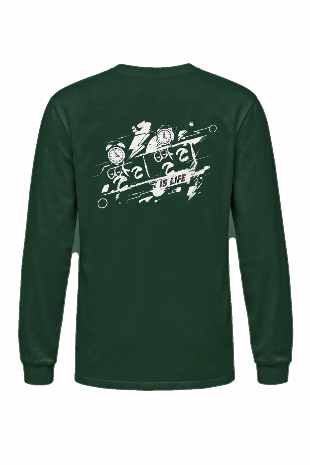 "Time Is Life" Unisex Longsleeve T-shirt | Gildan 2400