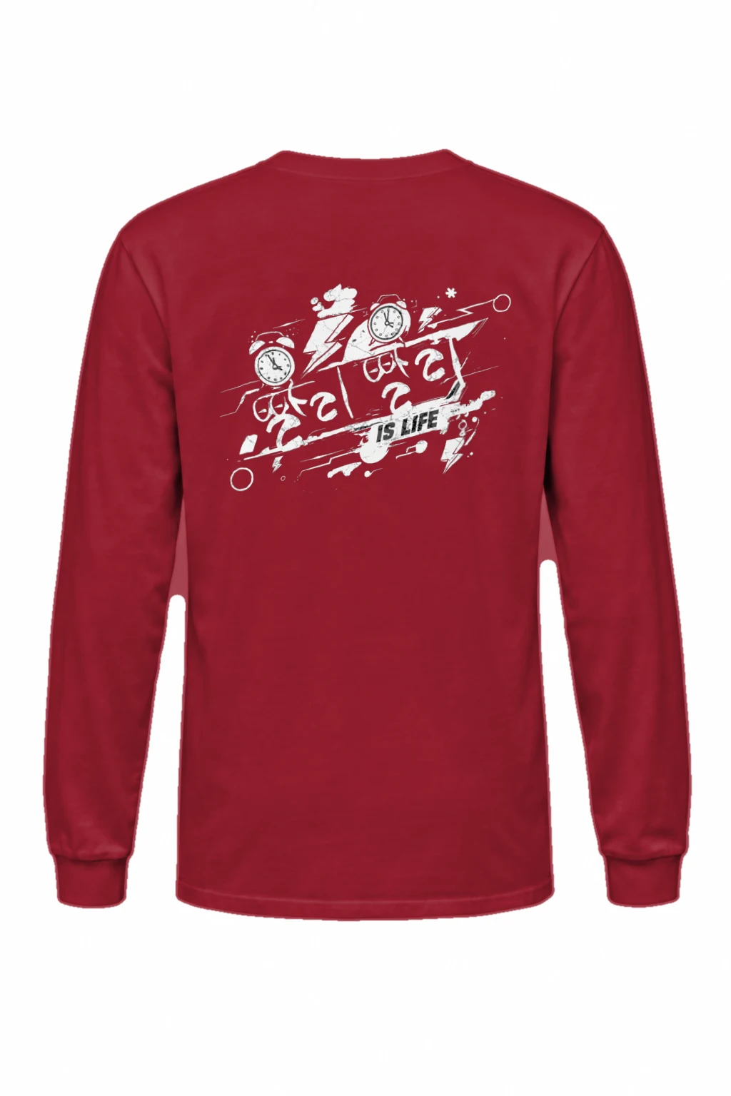 "Time Is Life" Unisex Longsleeve T-shirt | Gildan 2400
