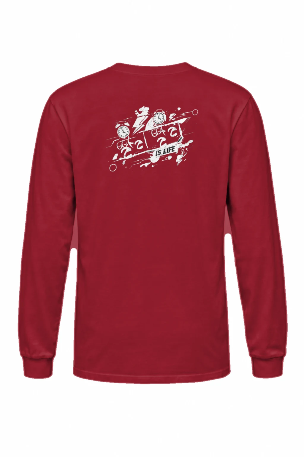 "Time Is Life" Unisex Longsleeve T-shirt | Gildan 2400