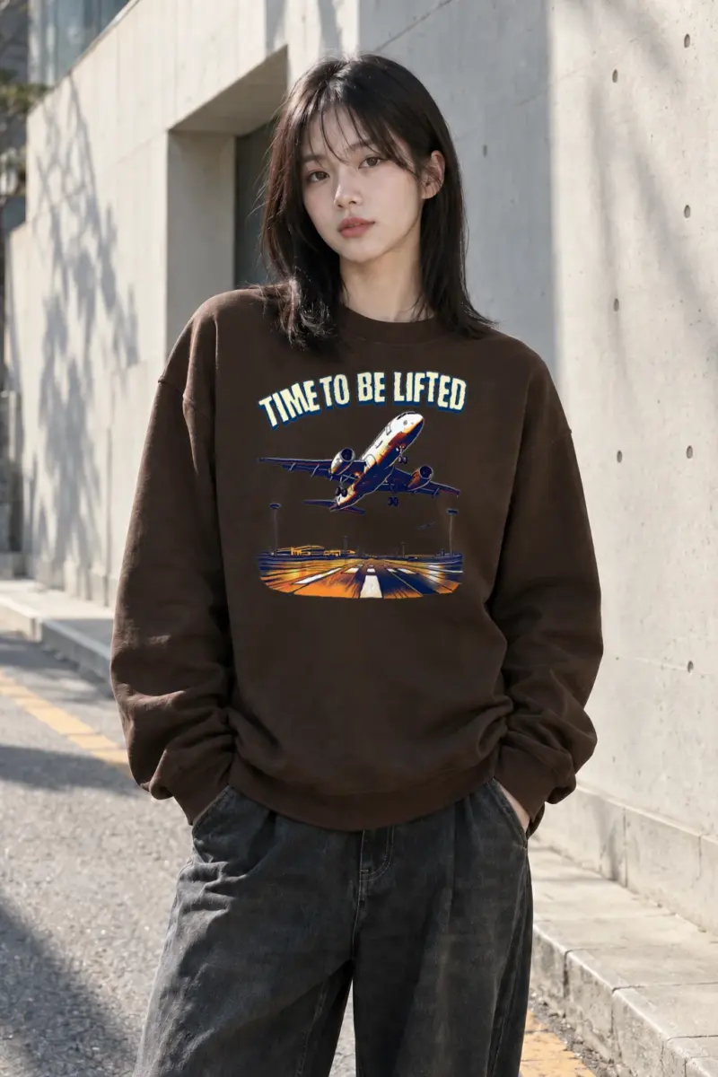 "Time To Be Lifted" Heavy Blend Unisex Crewneck Sweatshirt | Gildan 18000