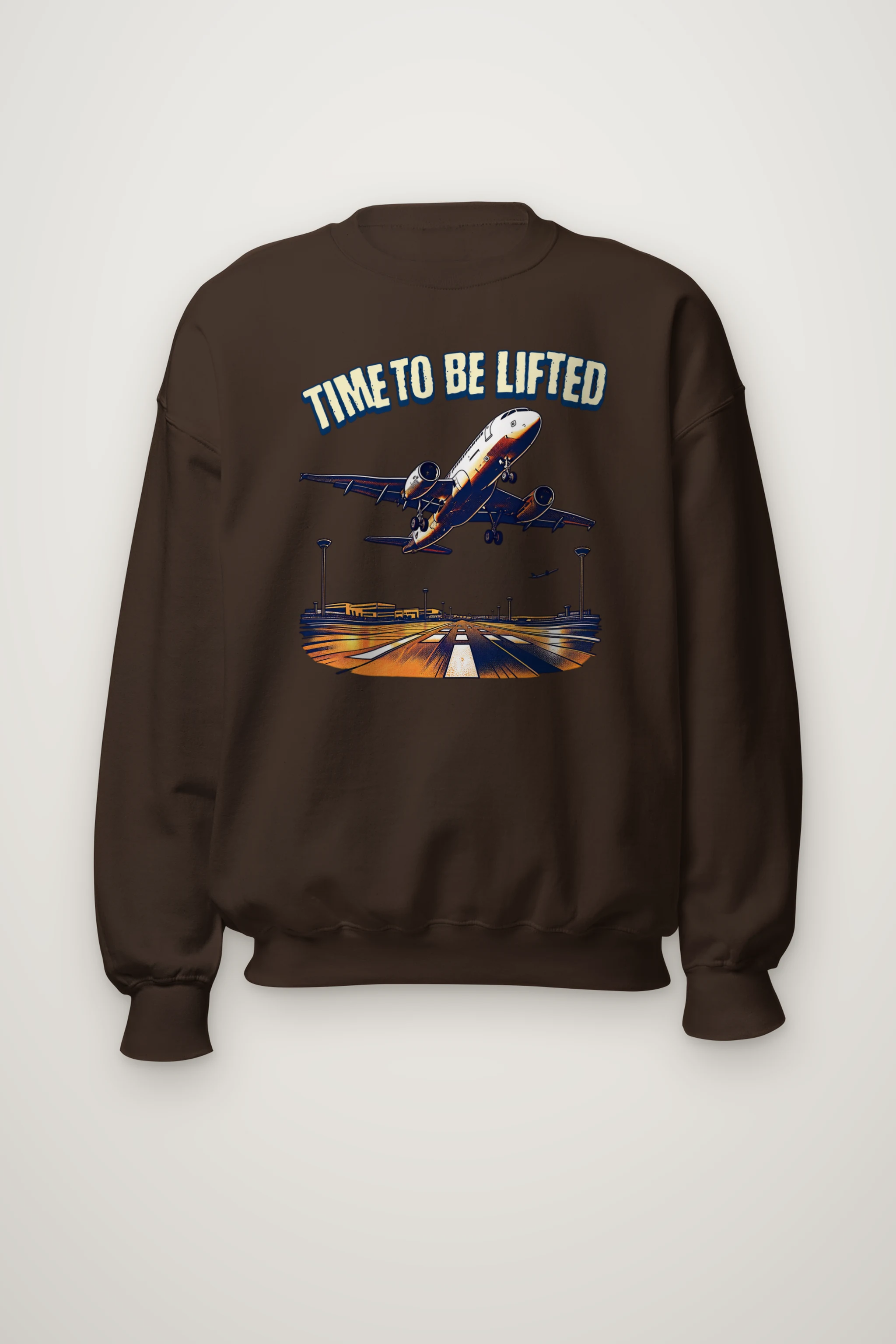 "Time To Be Lifted" Heavy Blend Unisex Crewneck Sweatshirt