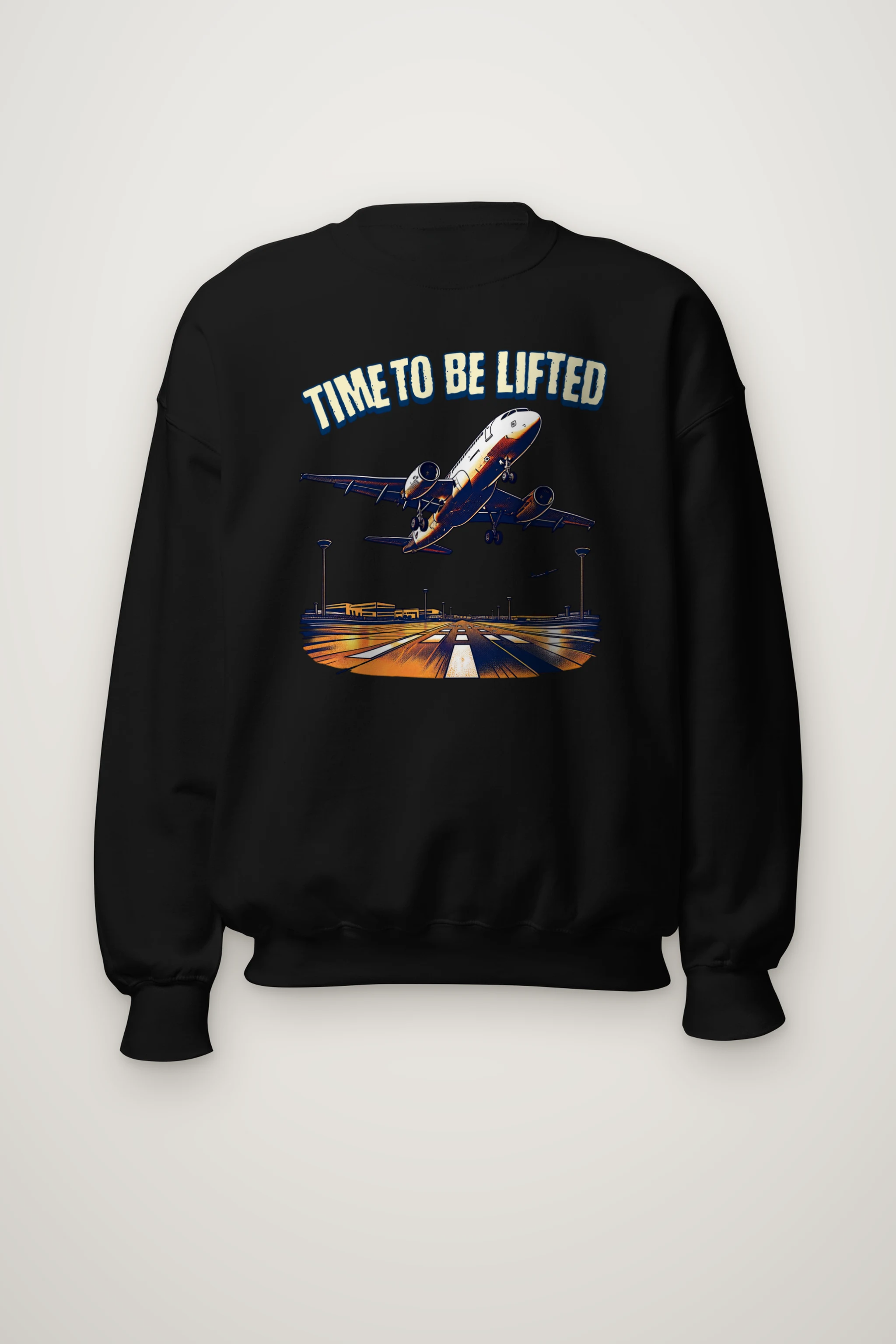 "Time To Be Lifted" Heavy Blend Unisex Crewneck Sweatshirt