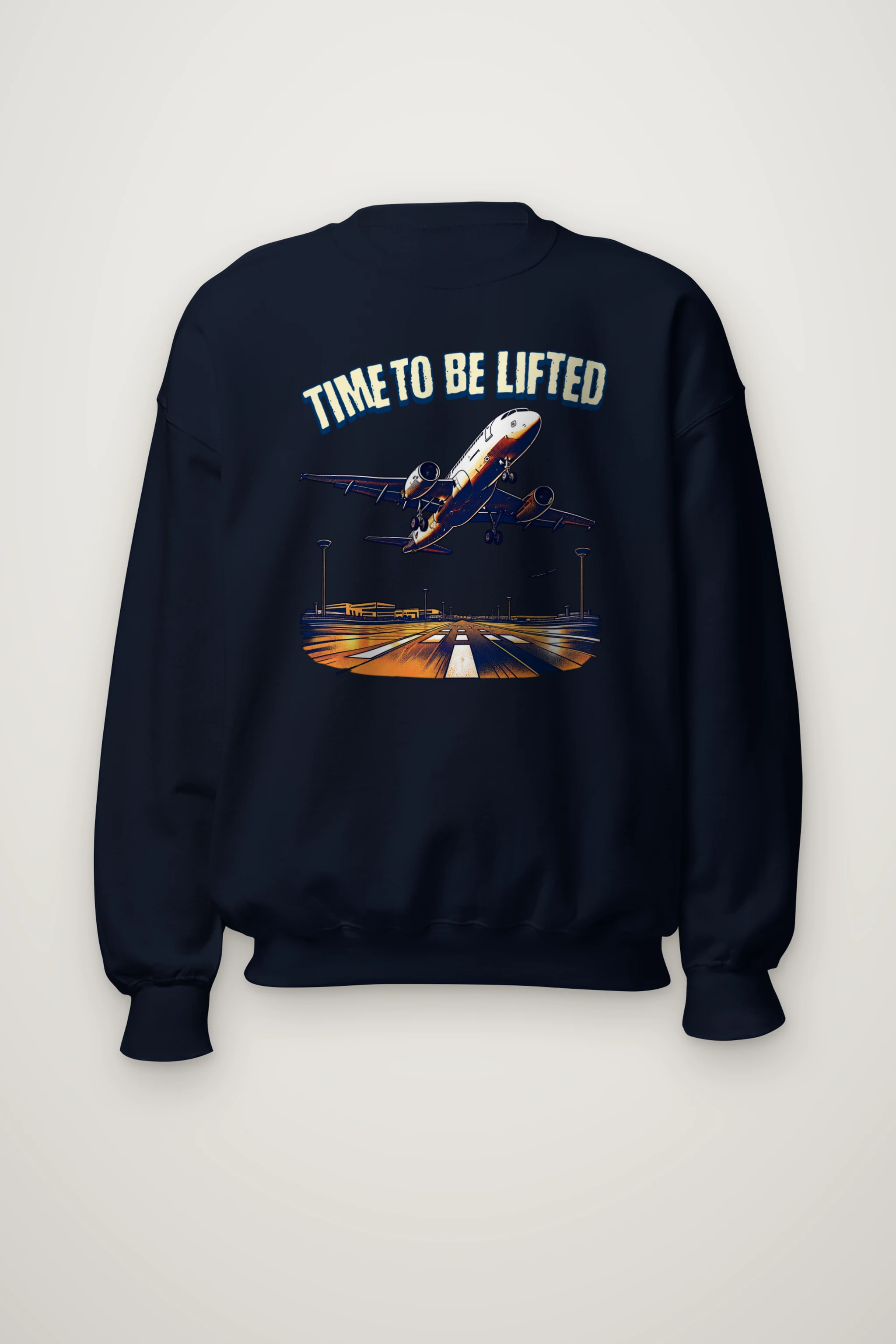 "Time To Be Lifted" Heavy Blend Unisex Crewneck Sweatshirt
