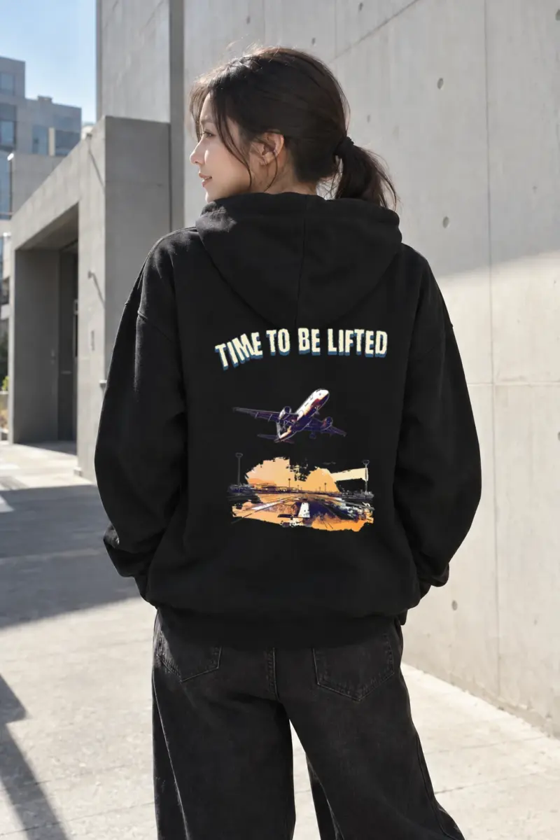 "Time To Be Lifted" Heavy Blend Unisex Pullover Hoodie | Gildan 18500
