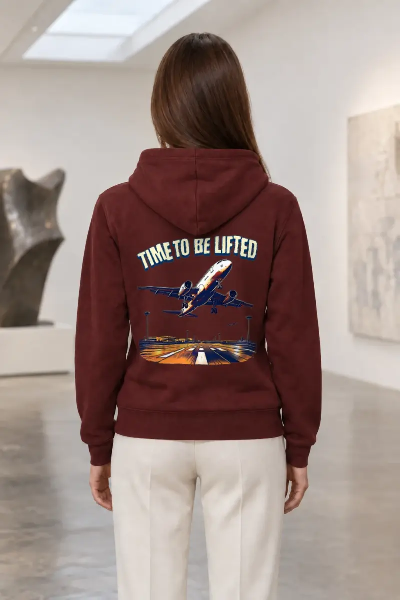 "Time To Be Lifted" Heavy Blend Unisex Pullover Hoodie | Gildan 18500
