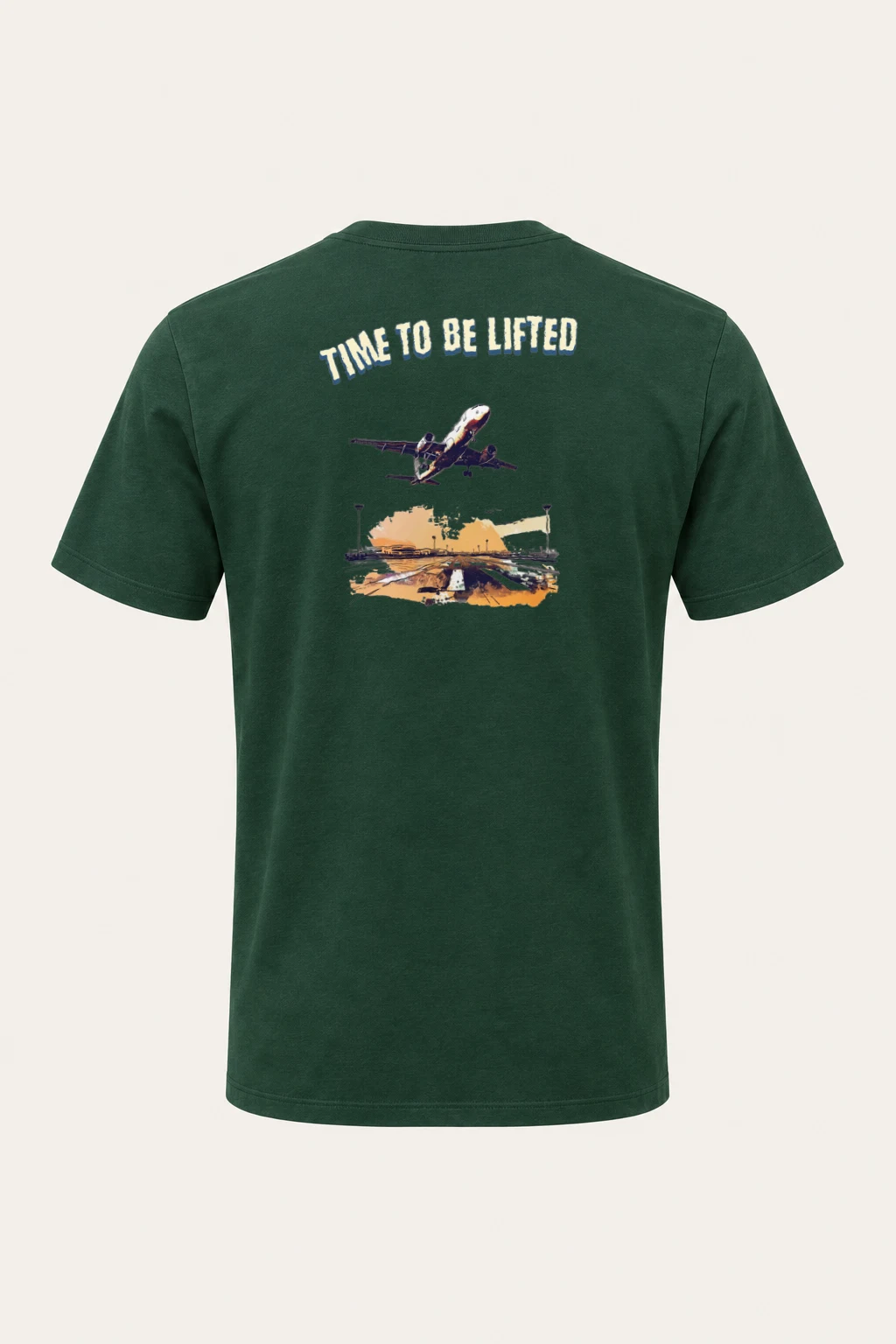 "Time To Be Lifted" Heavyweight Unisex Crewneck T-shirt | Gildan 5000