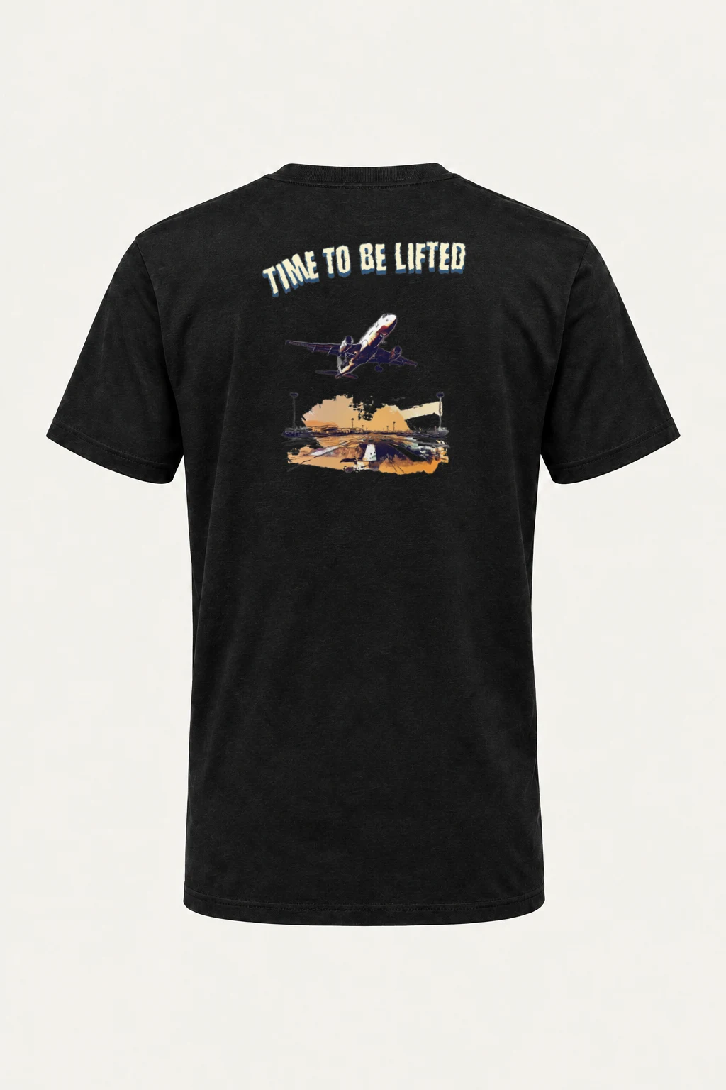 "Time To Be Lifted" Heavyweight Unisex Crewneck T-shirt | Gildan 5000