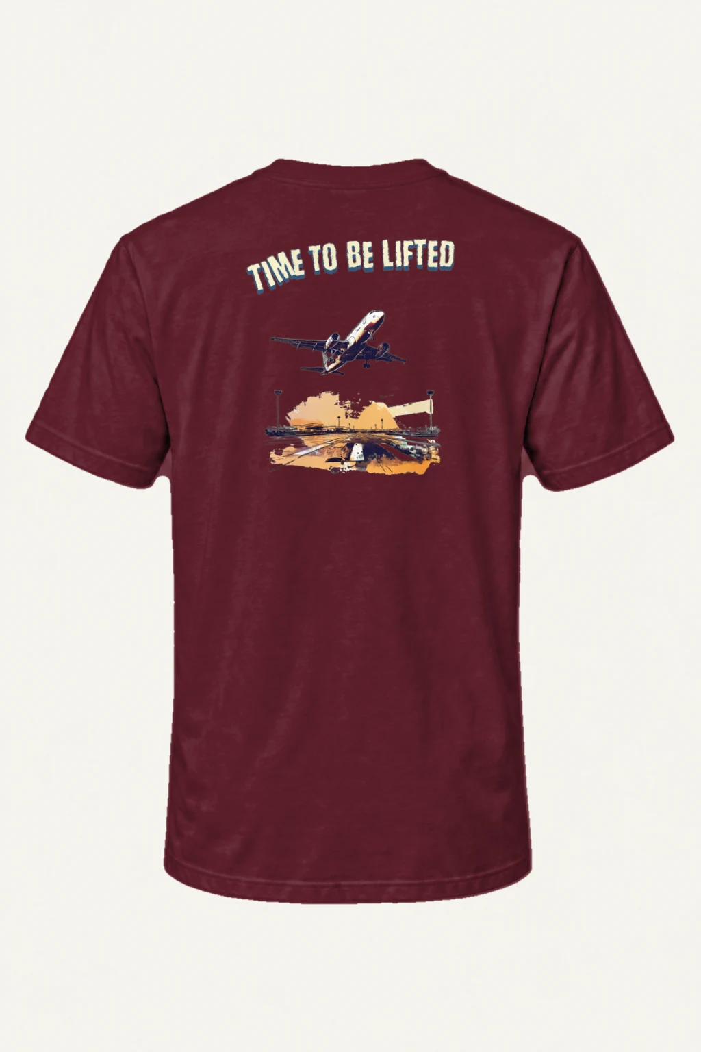 "Time To Be Lifted" Heavyweight Unisex Crewneck T-shirt | Gildan 5000