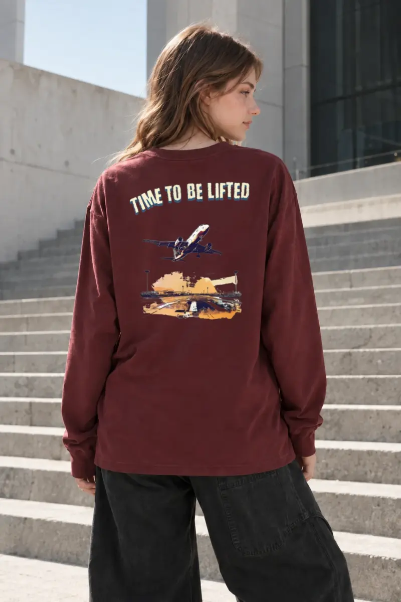 “Time To Be Lifted” Unisex Longsleeve T-shirt | Gildan 2400