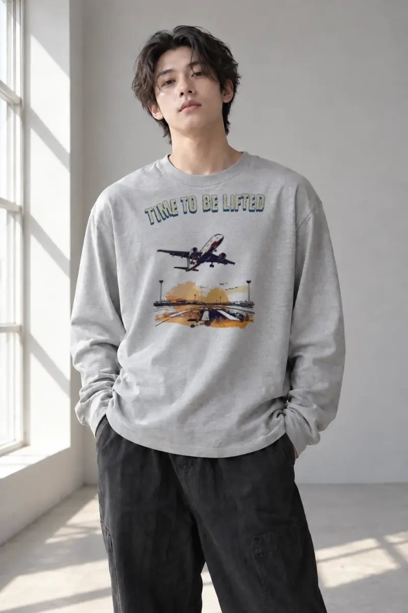 "Time To Be Lifted" Unisex Longsleeve T-shirt | Gildan 2400