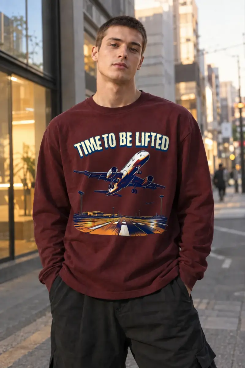 "Time To Be Lifted" Unisex Longsleeve T-shirt | Gildan 2400