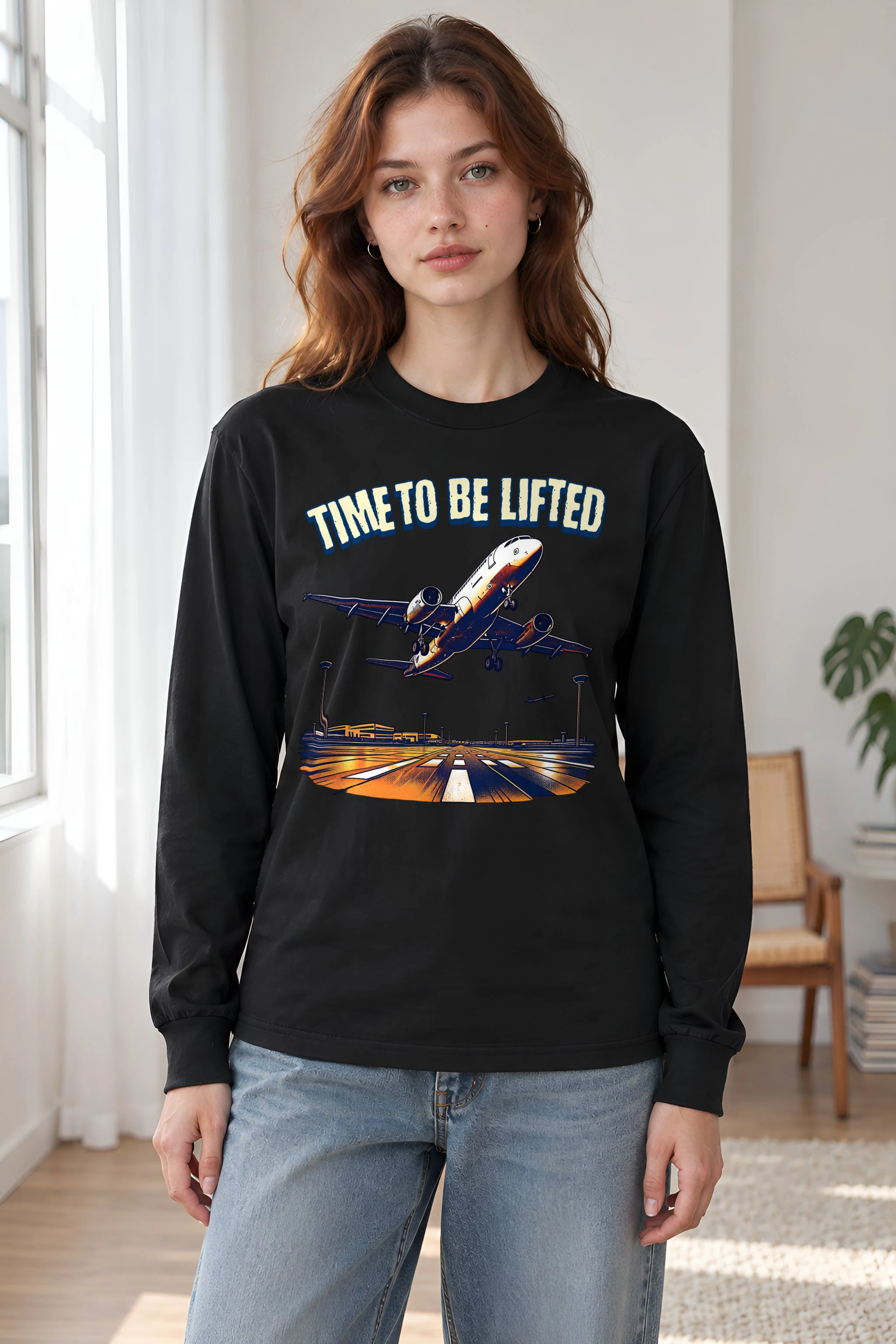 "Time To Be Lifted" Unisex Longsleeve T-shirt