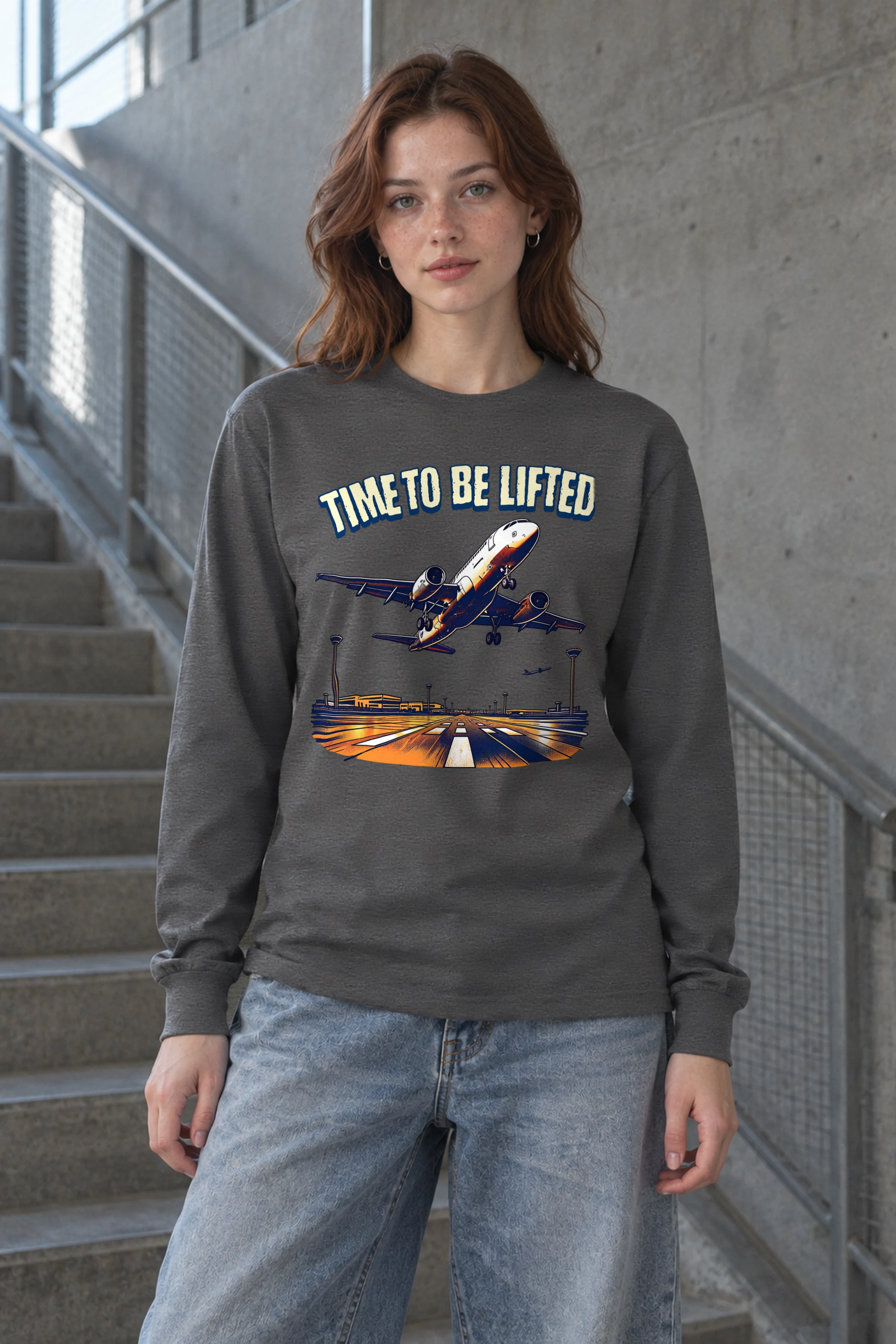 "Time To Be Lifted" Unisex Longsleeve T-shirt