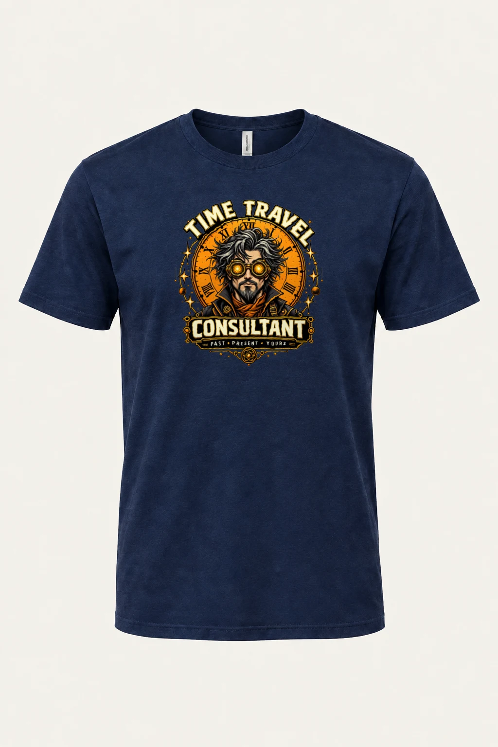 "Time Travel Consultant" Heavyweight Unisex Crewneck T-shirt | Gildan 5000