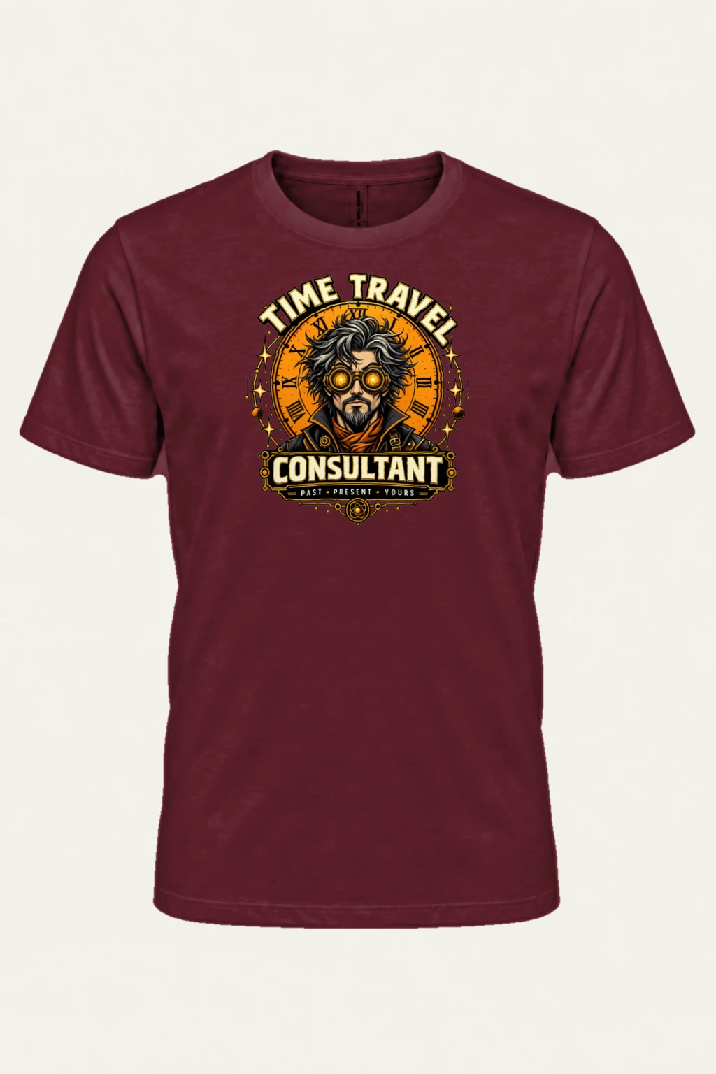 "Time Travel Consultant" Heavyweight Unisex Crewneck T-shirt | Gildan 5000