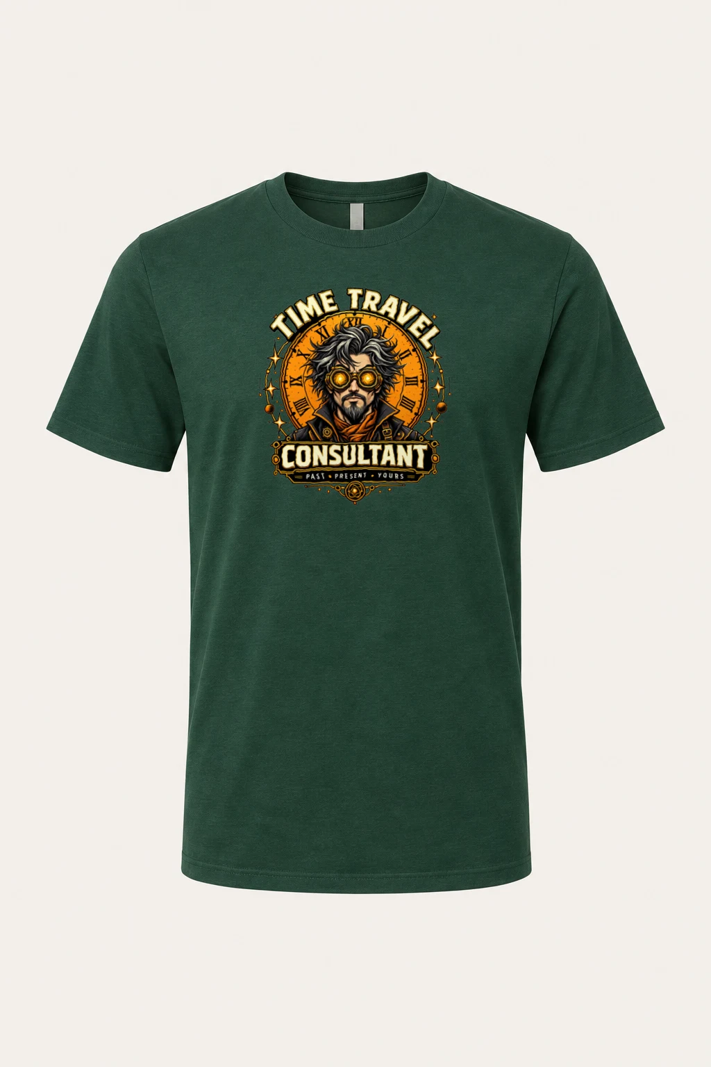 "Time Travel Consultant" Heavyweight Unisex Crewneck T-shirt | Gildan 5000