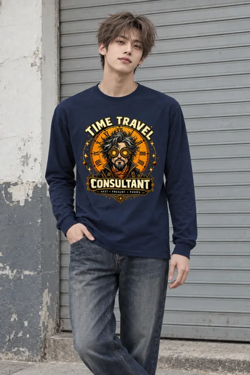 "Time Travel Consultant" Unisex Longsleeve T-shirt